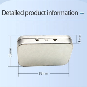 Stampa su misura cassa di latta di fumo rettangolare scatola di latta di metallo tabacco pacchetto di sigarette CR scatola di latta - Product Image 5