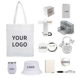 Sac fourre-tout personnalisé avec logo 2026, ensemble cadeau promotionnel comprenant des articles de papeterie d'entreprise et un parapluie scolaire - Product Image 1