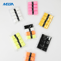 Aksesori pegangan raket kustom pabrik Anti selip berlubang pegangan raket tenis kualitas tinggi Pickleball pita Overgrip