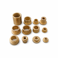 Manchon de bronze fritté en poudre métallurgique de haute précision OEM, autolubrifiant, pour pièces automobiles