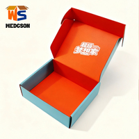 Boîte en carton pour cadeau, échantillon gratuit, boîte d'expédition en carton ondulé avec logo personnalisé, boîte d'expédition personnalisée pour courrier aérien