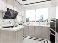 Poignées de meubles modernes en alliage d'aluminium pour armoire de chambre à coucher, cuisine, commode, tiroir, garde-robe, durables