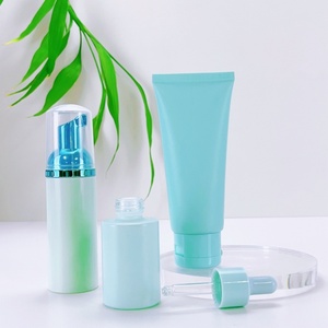 80ml Matte Blue <b>Plastic</b> Frosted Cream Soft <b>Tube</b> Facial Cleanser <b>Tube</b> Hand/face Sunscreen Lotion <b>Tube</b> Squeeze Bottle - Product Image 4