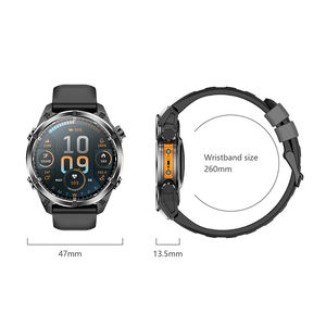 Nouvelle montre intelligente AI GPT HD300 avec lampe torche puissante, boussole, baromètre, écran AMOLED, bracelet en silicone, appels téléphoniques, montre intelligente de santé - Product Image 6