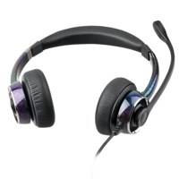 Headset Berkabel Model Beien FC22 dengan Kabel dan Mikrofon untuk Call Center