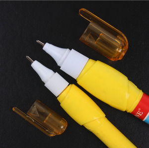 Promozione materiale scolastico penna di correzione del fluido con punta in metallo penne di correzione non tossiche ad asciugatura rapida per studenti - Product Image 4