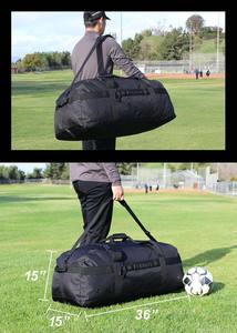 Sac à dos de lacrosse gratuit, sac d'équipement de hockey sur gazon avec deux porte-bâtons et compartiment séparé pour les crampons - Product Image 2