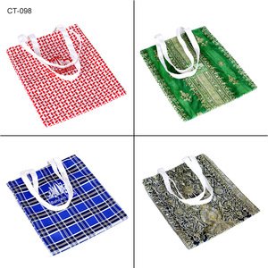 Bolsa de Compras Reutilizable de Lona de Poliéster y Algodón con Impresión por Sublimación de Logotipo Personalizado - Product Image 2