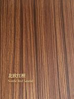 Papan serbaguna komposit kayu solid motif kayu cendana merah Nordik