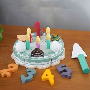 Juego de Té de Madera Educativo y Seguro, Regalo Perfecto para Niños, Juego de Imitación de Comida para Fiestas de Cumpleaños - Product Image 6
