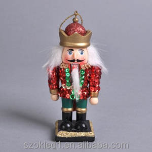 El más nuevo pequeño juguete de Navidad de madera manualidades Cascanueces para la decoración de la colección de exhibición de la casa - Product Image 4