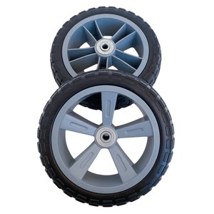 Roues Cheng Jin 10 pouces avec pneus pleins 10x3.50-7 en mousse PU pour chariot de jardin, remorque de yacht - Product Image 3