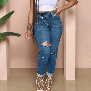 Pantalones Vaqueros para Mujer 2025, <span class=keywords><strong>Jeans</strong></span> Rotos, Pantalones de Mezclilla <span class=keywords><strong>Colombianos</strong></span>, Venta al <span class=keywords><strong>Por</strong></span> <span class=keywords><strong>Mayor</strong></span> - Product Image 2