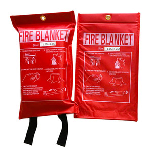 Manta contra incendios común de gran tamaño 100% material de fibra de vidrio recubierto con sílice 1M * 1M 1,2*1,2 m manta contra incendios de cualquier tamaño - Product Image 2