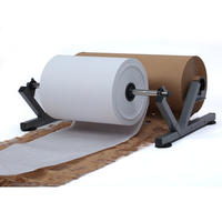Papier kraft en nid d'abeille écologique pour le remplissage des vides, couleur chocolat, pour l'emballage protecteur