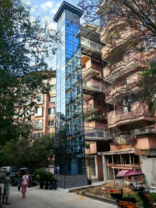 Ascenseurs Personnalisés Intérieurs/Extérieurs pour Passagers, <span class=keywords><strong>Ascenseur</strong></span> à Traction Entièrement en Verre avec Cadre en Acier Inoxydable - Product Image 2