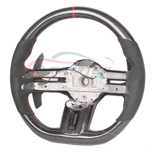 Pour <span class=keywords><strong>Mercedes</strong></span> Benz <span class=keywords><strong>S223</strong></span> C206 232 E213 W221 W212 W464 c250 gle 43 amg volant en fibre de carbone V S classe OLED RPM cuir de voiture - Product Image 2