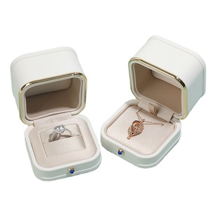 <b>Jewelry</b> Box <b>Packaging</b> High End <b>Jewelry</b> Organizer Box High Quality Leather <b>Jewelry</b> Box - Product Image 1