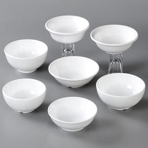 Harga Menarik A5 100% restoran melamin menggunakan putih melamin mangkuk nasi sup kecil dan saus untuk Prasmanan - Product Image 4