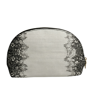 Trousse de Maquillage en PU Effet Peau de Lézard, Imperméable, Sac de Voyage, Trousse de Toilette Haut de Gamme Personnalisée pour Femme - Product Image 3