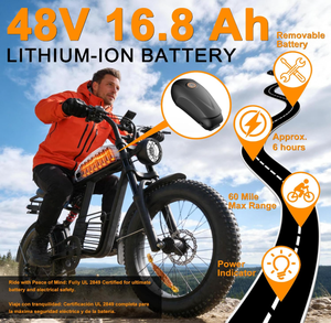 Paket Baterai Sepeda Listrik 36v/48v/52v 10-30ah Baterai Ebike dengan BMS 30A-50A untuk Motor Supe R73 C93 1000W/1500W/2000w - Product Image 4