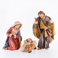 Statue religieuse personnalisée OEM, artisanat en résine, article fait à la main, ensemble de scènes de nativité, Sculpture du christ pour la décoration de la maison, Souvenir