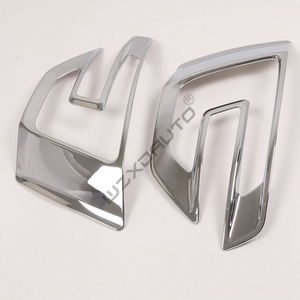 WZXD Car Modification Exterior Decoration Accessories Trim ABS Chrome <b>Cover</b> <b>Light</b> <b>Covers</b> for 2016 2017 - Product Image 5