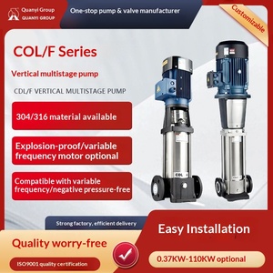 Bomba Multietapa Vertical CDLF de Acero Inoxidable 304 para Suministro de Agua en Edificios Altos, Bomba de Refuerzo y Recarga de Frecuencia Variable - Product Image 3