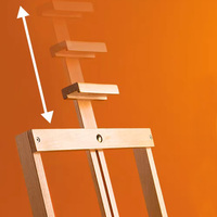 Chevalet de table portable en bois réglable Foska (17*14*9.45 pouces) en forme de H pour artistes, étudiants et débutants
