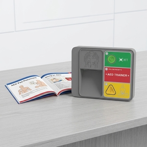 <span class=keywords><strong>Défibrillateur</strong></span> externe <span class=keywords><strong>automatique</strong></span> portable XFT XFT-120N AED Trainer pour formation en RCP, modes multiples, certifié FCC/CE, premiers secours - Product Image 1
