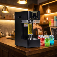 Machine de scellage automatique électrique commerciale non rotative pour emballages de canettes PET et de boissons