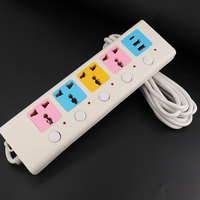 Prise multi-prises pour l'Asie du Sud-Est (Thaïlande, Laos, Myanmar, Vietnam, Malaisie) avec ports USB – Idéale pour l'e-commerce