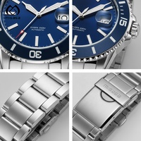 Montres de plongée en titane OEM Miyota 9015 200m 300m Lumineuses Saphir Automatiques Mécaniques pour Hommes