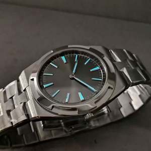 Montre mécanique de luxe haut de gamme pour homme, automatique, avec cristal saphir, bracelet en alliage crocodile, design simple - Product Image 4