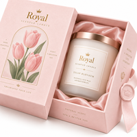Boîtes d'emballage personnalisées pour bougies, boîte cadeau rigide de luxe avec logo pour bougies parfumées, emballage de marque, fabricant OEM ODM