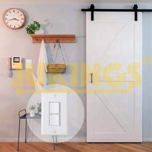 American Standard Double Rocker Light Switch Wall ONOff Plug with Socket 125V Rated Voltage 15A Rated Current