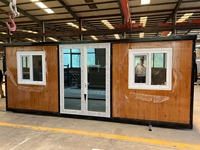 Villa préfabriquée de luxe extensible Maison résidentielle mobile Salle de conteneur pour le bureau et la ferme Maison pliante temporaire extérieure