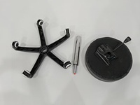 Tabouret roulant de salon moderne en acier inoxydable de qualité commerciale OEM - Chaise pivotante à levage hydraulique pour la coiffure, le spa et la salle de sport