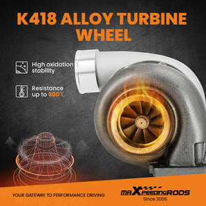 Gt45 टर्बो ट्विन-स्क्रॉल टर्बो टी 4 फ्लैंज वी-बैंड फ्लैंज ए/आर 1.05 टर्बोचार्जर 600 + एचपी - Product Image 6