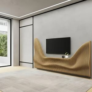 Estante de Pared Creativo de Madera para TV, Soporte de Exhibición, Estante de Almacenamiento, Duradero para el Hogar, Hotel, Apartamento, Casa de Huéspedes - Product Image 4