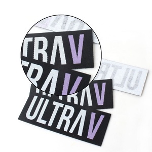 Vải Patch Maker Sắt Trên Laser Cut Custom <span class=keywords><strong>Made</strong></span> Letters Tên Logo Dệt Dệt Nhãn Cho Túi Xách - Product Image 4