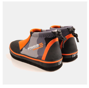 Scarpe di gomma impermeabili antiscivolo personalizzabili per uomini donne stivali da pesca in feltro Spike per attrezzatura all'aperto pesca subacquea - Product Image 3