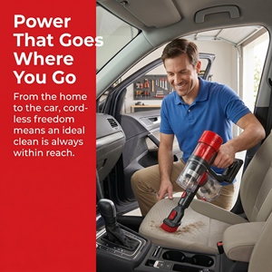 PV20 Cordless <b>Handheld</b> <b>Vacuum</b> Cleaner 27KPa Strong Suction Rechargeable for Home Pet Hair - Product Image 5