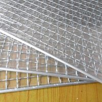 Accessoires de barbecue : Grille de cuisson en fil d'acier inoxydable, résistante à la chaleur et à la corrosion pour barbecue et four