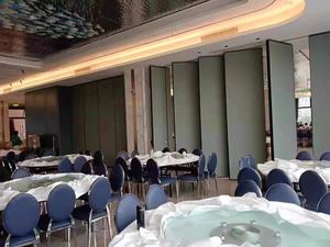 Puerta corrediza deslizante de pared de partición móvil plegable de pista divisoria de hotel de Camboya - Product Image 6