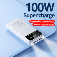 Banque d'alimentation personnalisée Slim PD 22,5W 20000mAh avec 2 chargeurs USB rapides et écran LED pour téléphones mobiles