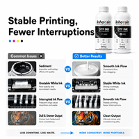 Tinta Transfer DTF Grosir 1000g untuk Printer Epson I3200 DTF Putih Kepadatan Tinggi