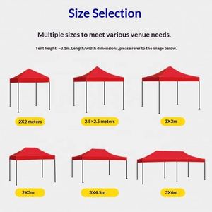 Advertising Customized Heavy Duty Waterproof Four-Corner <b>Canopy</b> <b>Tent</b> Folding for Outdoor Stall Exhibition & Promotion - Product Image 4