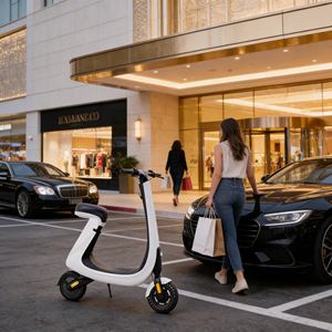 Monopattino Elettrico Pieghevole Impermeabile per Principianti, Batteria al Litio, Autonomia 30-40km, Leggero e Portatile - Product Image 1