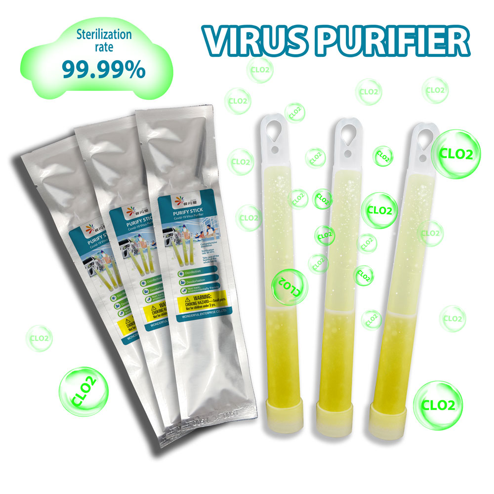 Диоксид хлора для дезинфекции автомобиля, Нетоксичная дезинфекция мешка CLO2 для помещений